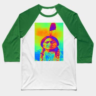 Native American Sitting Bull Baseball T-Shirt